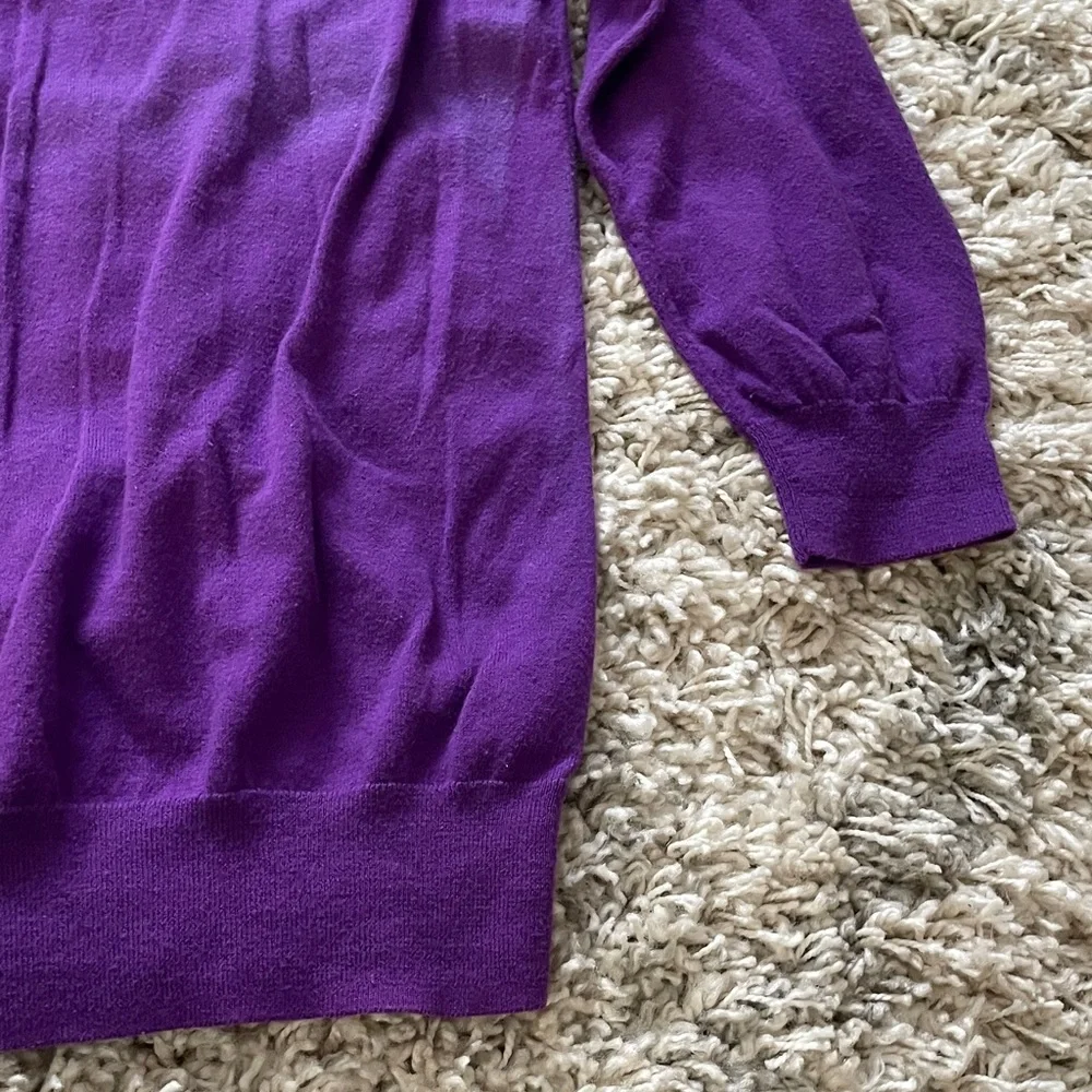 J. Crew Vibrant Purple Crew Neck‎ Sweater